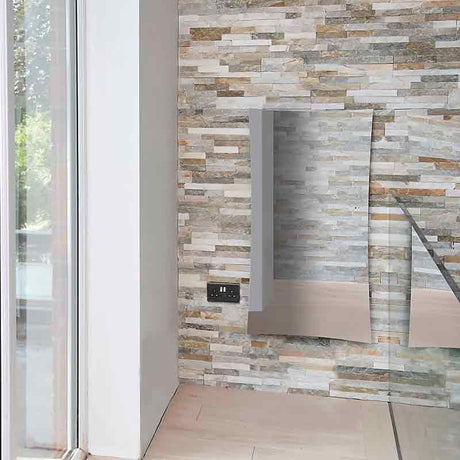 Towelrads Vetro Star Glass Mirror Electric Radiator 1063mm High x 532mm Wide - 144246