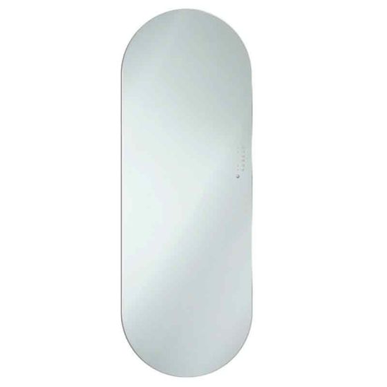 Towelrads Vetro Soap Glass Hot Water Radiator 1380mm High x 500mm Wide - Mirror - 144248