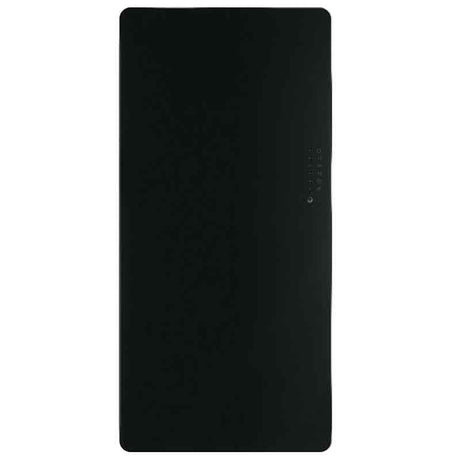 Towelrads Vetro Frame Glass Hot Water Radiator 1000mm High x 500mm Wide - Black - 144252