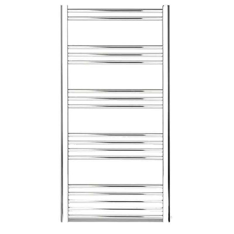 Towelrads Hamilton Electric Curved Heated Towel Rail 1200mm High x 500mm Wide - Chrome - 180014