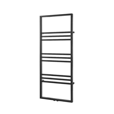 Towelrads Boxford Straight Heated Towel Rail 1200mm High x 500mm Wide - Black - 200028