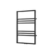 Towelrads Boxford Straight Heated Towel Rail 800mm High x 500mm Wide  - Black - 200031