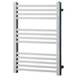 Towelrads Square Tube Straight Heated Towel Rail 800mm High x 450mm Wide - Chrome - 210000
