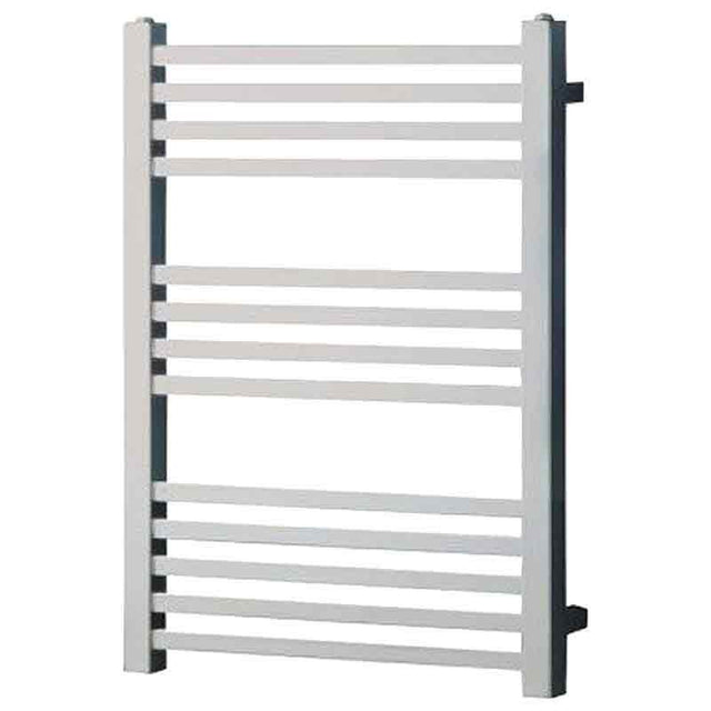 Towelrads Square Tube Straight Heated Towel Rail 800mm High x 450mm Wide - Chrome - 210000