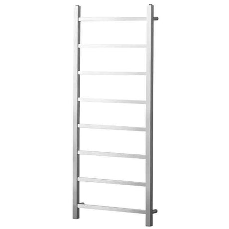 Towelrads Diva Straight Heated Towel Rail 1200mm High  x 500mm Wide - Brushed Stainless Steel - 230001