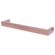 Towelrads Elcot Electric Square Closed Ended Towel Rail 40mm High x 630mm  Wide - Rose Gold - 488112