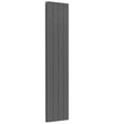 Towelrads Ascot 3 Section Double Radiator 1800mm High x 305mm Wide - Anthracite - 510085