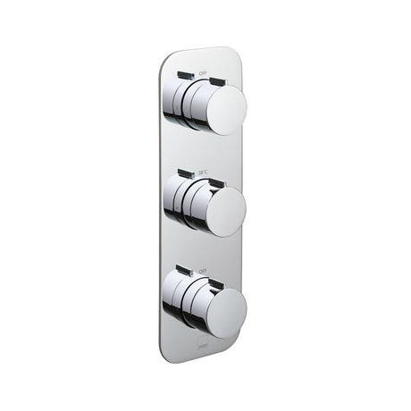 Vado Tablet Altitude 2 Outlet Thermostatic Shower Valve with All-Flow Function - Polished Chrome - TAB-128/2-ALT-C/P