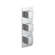 Vado Tablet Notion 2 Outlet Thermostatic Shower Valve - Polished Chrome - TAB-128/2-NOT-C/P