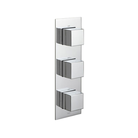 Vado Tablet Notion 2 Outlet Thermostatic Shower Valve - Polished Chrome - TAB-128/2-NOT-C/P