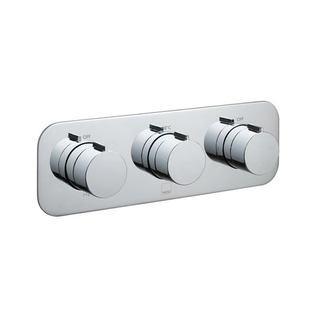 Vado Tablet Altitude 3 Outlet Thermostatic Shower Valve with All-Flow Function - Polished Chrome - TAB-128/3-H-ALT-C/P