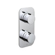 Vado Tablet Altitude 2 Outlet Thermostatic Shower Valve with All-Flow Function - Polished Chrome - TAB-148/2-ALT-C/P