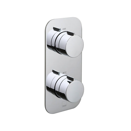 Vado Tablet Altitude 2 Outlet Thermostatic Shower Valve with All-Flow Function - Polished Chrome - TAB-148/2-ALT-C/P