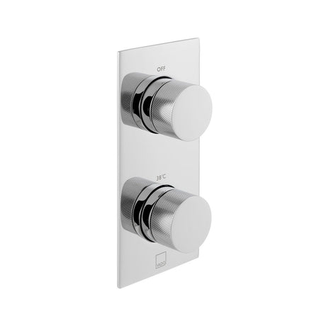 Vado Accents 2 Outlet Thermostatic Shower Valve with All-Flow Function - Polished Chrome - TAB-148/2-CPK