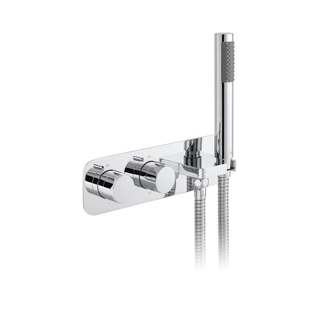 Vado Tablet Altitude 2 Outlet Thermostatic Shower Valve with All-Flow and Integrated Mini Kit - Polished Chrome - TAB-148/2WO-ALT-CP