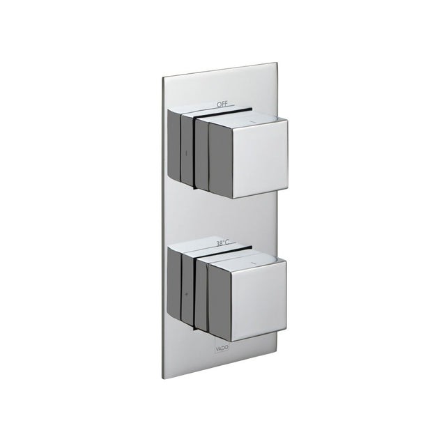 Vado Tablet Notion 1 Outlet Thermostatic Shower Valve - Polished Chrome - TAB-148-NOT-C/P