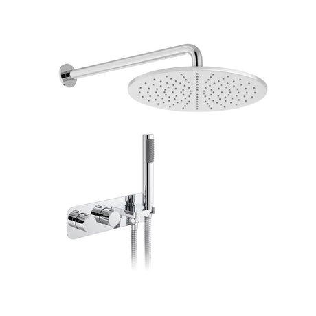 Vado Tablet Altitude Concealed Thermostatic Valve With Shower Head And Kit - Chrome - TAB-1721/WO-ALT-CP