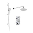 Vado Tablet Altitude 2 Outlet Thermostatic Shower Set with Riser Rail - Chrome - TAB-1722/ALT-ORA-CP
