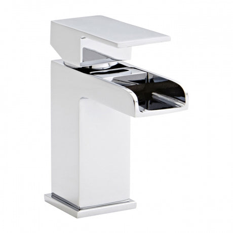Kartell Phase Waterfall Mono Basin Mixer Tap and Click Waste - Polished Chrome - TAP035PH