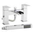 Kartell Phase Waterfall Bath Shower Mixer Tap - Polished Chrome - TAP037PH