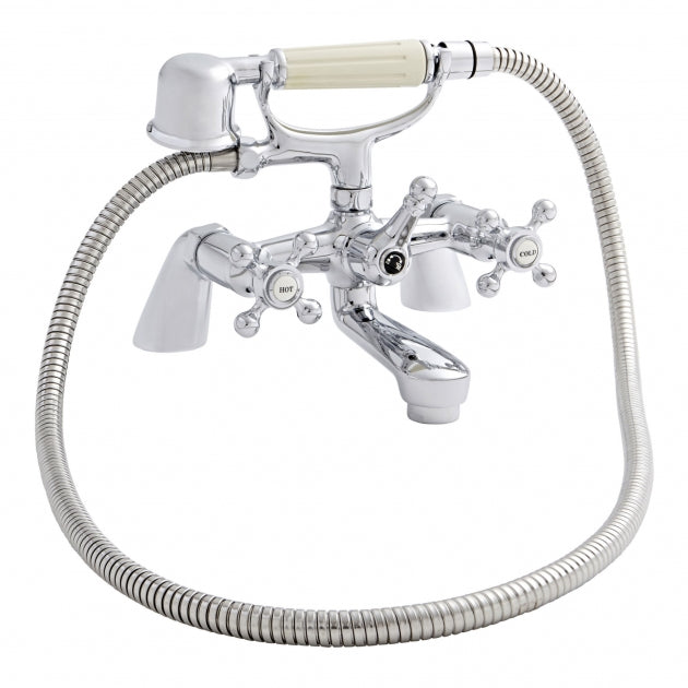 Kartell Viktory Bath Shower Mixer Tap - Polished Chrome - TAP091VI