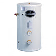 Telford Tempest Slimline Stainless Steel 1800mm x 470mm Direct Unvented Hot Water Cylinder - 200 Litre - White - TSMD200SL