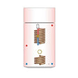 Telford Tristar Thermal Store 1800mm x 500mm Sealed Boiler Coil Vented Combination Copper Cylinder - 300 Litre - Blue - TSC300/4016