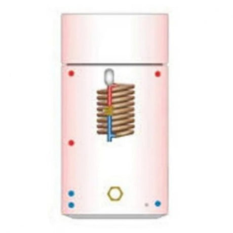 Telford Tristar Thermal Store 1800mm x 500mm Open-Vented Combination Copper Cylinder - 250 Litre - Blue - TSC250/1015