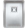 Reginox Stainless Steel Texas 30x40 Elite integrated kitchen sink with smooth satin finish and square waste