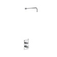 Burlington Trent Concealed Chrome Thermostatic Shower Valve & Shower Arm - TF1S
