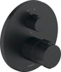 Duravit 2 Outlet Single Lever Thermostatic Shower Mixer - Matt Black - TH4200014046
