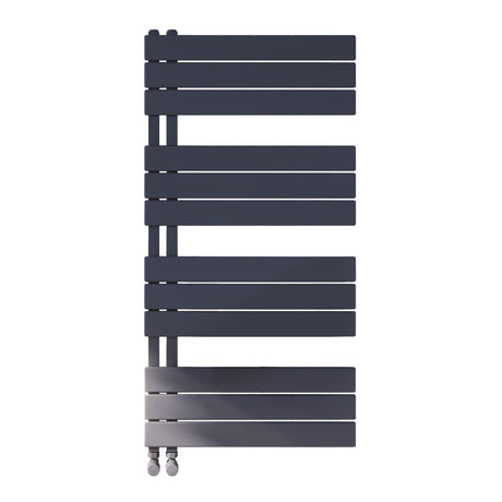 Scudo Thames Designer Towel Radiator 600x1150mm - Carbon Anthracite - THAM1150-600-A