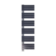 Scudo Thames Designer Towel Radiator 500x1640mm - Carbon Anthracite - THAM1640-500-A