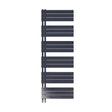 Scudo Thames Designer Towel Radiator 600x1640mm  - Carbon Anthracite - THAM1640-600-A