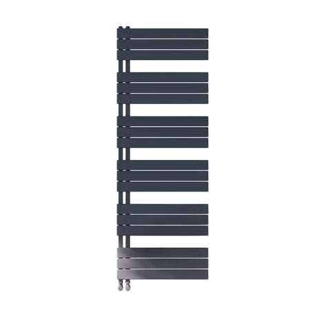 Scudo Thames Designer Towel Radiator 600x1640mm  - Carbon Anthracite - THAM1640-600-A
