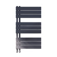 Scudo Thames Designer Towel Radiator 500x800mm - Carbon Anthracite - THAM800-500-A