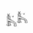 Tavistock Lansdown Basin Taps without Waste - Chrome - TLD70