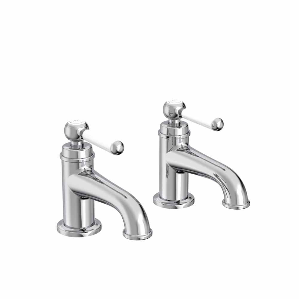 Tavistock Lansdown Basin Taps without Waste - Chrome - TLD70