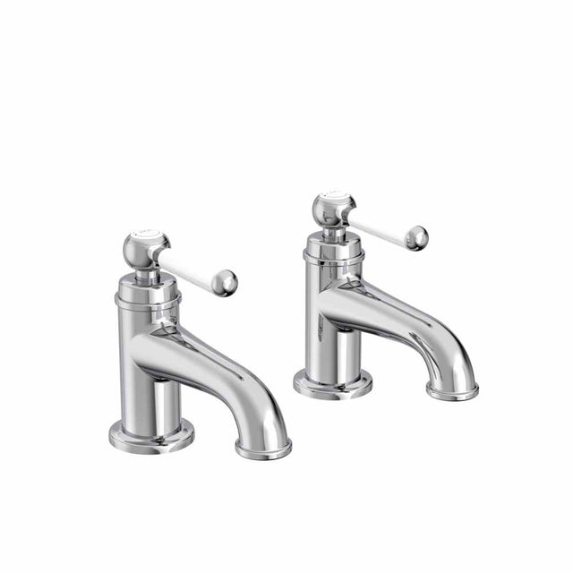 Tavistock Lansdown Basin Taps without Waste - Chrome - TLD70