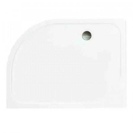 Merlyn Ionic Touchstone Right Handed Offset Quadrant Shower Tray 1200mm x 800mm - White - S128QRTO