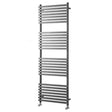 Towelrads Oxfordshire Straight Heated Towel Rail 750mm High x 500mm Wide - Anthracite - 120957