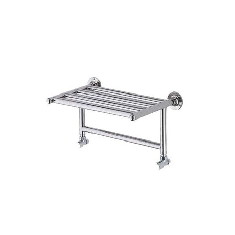 Vogue Solo Designer Heated Towel Rail 263mm High x 500mm Wide, Central Heating - TR001 BR0263500CP