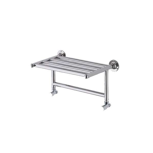 Vogue Solo Designer Heated Towel Rail 263mm High x 500mm Wide, Central Heating - TR001 BR0263500CP