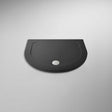 Nuie Pearlstone D-Shaped Bespoke Shower Tray 1050mm x 950mm - Slate Grey - TR71095