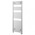 Towelrads Pisa Straight Heated Towel Rail 1400mm High x 750mm Wide - Chrome - 140024