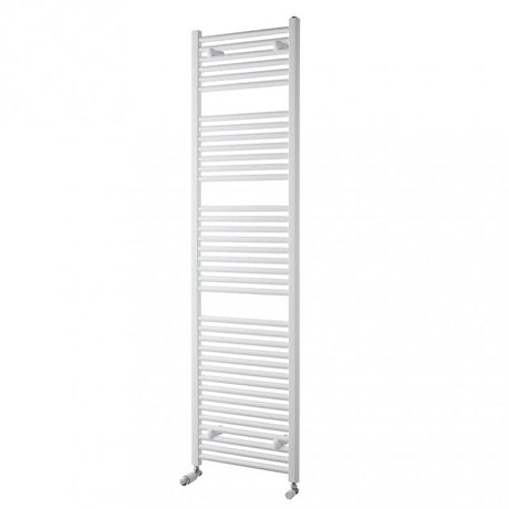Towelrads Pisa Straight Heated Towel Rail 1800mm High x 600mm Wide - White - 160016