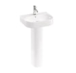 Britton Trim 1 Tap Hole Basin 500mm - White Gloss - TRIM.005