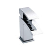 Nuie Push Button Waste Vibe Mini Mono Basin Mixer Tap - Chrome - TSI31