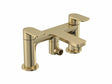 Tavistock Savour Deck Mounted Bath Shower Mixer - Brushed Brass - TSV4204