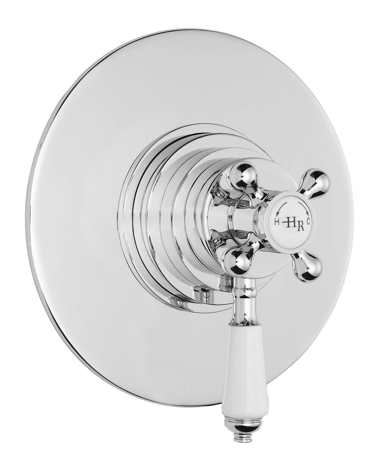Hudson Reed Topaz Dual Handle Concealed Shower Valve - Chrome - TSVT00